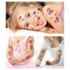 20 Sheets Unicorn and Mermaid Princess Temporary Tattoos for Kids Fun Cartoon Face Stickers Safe Waterproof Fake Tattoo Stickers for Girls Party Favors view 4