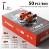 50 Mixed Assorted #10-5Pcs each of 3RL 5RL 7RL 9RL 7RS 9RS 9RM 15RM 9M1 15M1 Pro Finger Ledge Tattoo Cartridge Needles Round Liner Shader Curved Magnum Bugpin Disposable Tattoo Needle with Membrane view 2