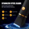 Qreeyx Manscape Body Trimmer for Men, 3 in 1 Men's Grooming Kit with Pubic/Nose Hair Trimmer & Ball Shaver for Nose/Balls/Groin/Legs/Chest Hair Removal, LED Display, IPX6 Waterproof, Gifts for Him Dad view 2
