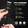 Qreeyx Manscape Body Trimmer for Men, 3 in 1 Men's Grooming Kit with Pubic/Nose Hair Trimmer & Ball Shaver for Nose/Balls/Groin/Legs/Chest Hair Removal, LED Display, IPX6 Waterproof, Gifts for Him Dad view 4