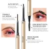 Docolor Eyebrow Brush Duo Eyebrow Spoolie and Eyebrow Pen Makeup Micro Brow Pencil Definer Eyebrow Pencil view 3