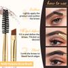 Docolor Eyebrow Brush Duo Eyebrow Spoolie and Eyebrow Pen Makeup Micro Brow Pencil Definer Eyebrow Pencil view 4