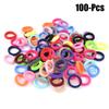 100-Piece Cute Hair Ties, No Crease Elastic Bands For Girls, Tiny Ponytail Holders For Kids view 3