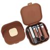 7-Pcs Professional Nail Clipper Set - Stainless Steel Manicure Kit with Nail File, Nose Hair Scissors - Portable Toenail Clippers for Travel, Home and Care view 1