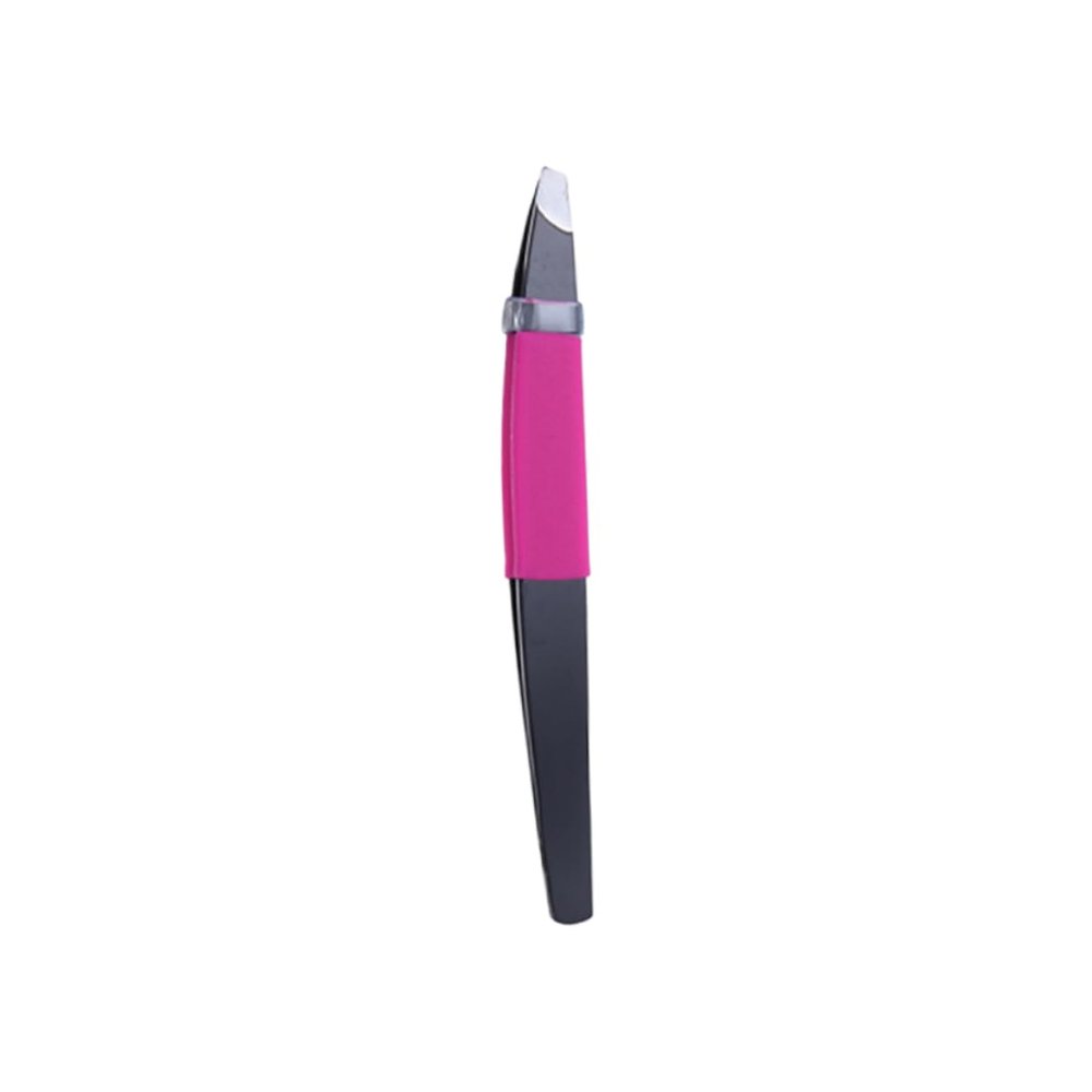 OATIPHO 2pcs Stainless Steel Eyebrow Tweezers Plating Precision Eyebrow Clamp for Shaping and Trimming Compact Beauty Tool for Makeup Bags