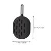 Healvian 2Pcs Silicone Makeup Sponge Holder Breathable Design Portable Cosmetic Puff Container for Travel and Outdoor Use for Beauty Sponges and Makeup Brushes view 2