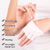 6 Pairs of Cotton Gloves for Dry Hands Sleeping, White Cotton Fingerless Moisturizing Gloves for Women, Fingerless Touchscreen Design for Sleeping Eczema Spa Treatment Overnight Hydration Unisex view 3
