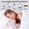 6 Pairs of Cotton Gloves for Dry Hands Sleeping, White Cotton Fingerless Moisturizing Gloves for Women, Fingerless Touchscreen Design for Sleeping Eczema Spa Treatment Overnight Hydration Unisex view 4