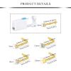 AVYRING Nose Piercing Kit - 2 Packs Gold Self Piercing Gun with Nose Rings & Studs, Hypoallergenic Steel Tools at Home Disposable Safety Nose Piercing Gun Kit view 2