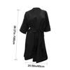 CATIEBYE Black SPA Salon Gown Multi-Function Hairdressing Robe for Beauty Center and Daily Use Lightweight Fabric for Comfortable Wear view 2