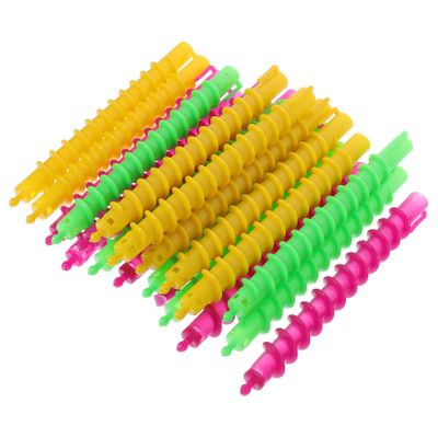 FOMIYES 100pcs Perm Rods for Long Hair Spiral Curlers Jumbo Rollers Hair Curling Tool