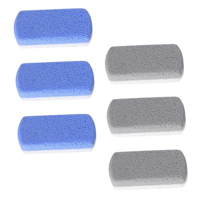 GALPADA 6pcs Two-Color Pumice Stone Set for Feet Foam Glass Callus Removers Exfoliating Foot Scrubbers for Dead Skin and Corns Care Tools for Home Use