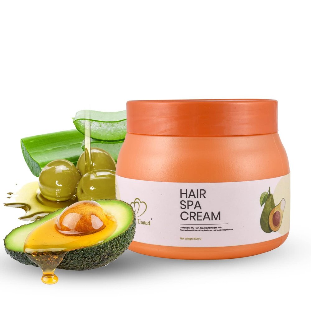 Avocado Oil Hair Spa Cream For Dry And Damage Hair- Hair Repair Treatment (500 g)
