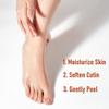 15Min Foot Peeling Mask(3 Pairs), Lactic Acid Based Foot Peel Mask for Dry Cracked Feet,Exfoliating Peel Mask,Moisturizing to Remove Dead Skin, Callus Remover for Feet (Men & Women) view 2