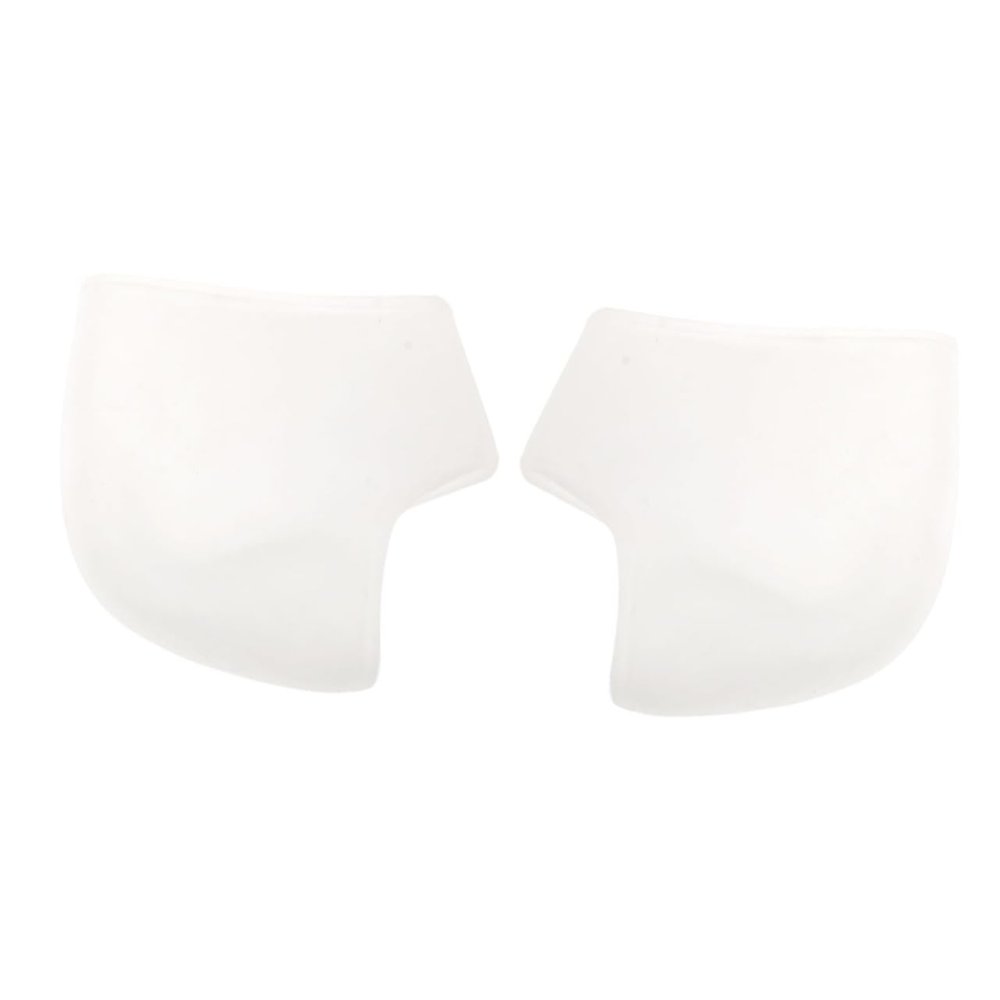 BATHVEVE 2pcs Gel Heel Socks Foot Skin Care Protector Silicone Moisturizing Heel Cups Reusable Machine Washable