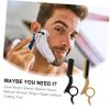 ERINGOGO Manual Straight Razor 2pcs Set Traditional Barber Finger Razor for Men Precision Beard Shaver without Cutting Blade for Grooming and Shaving view 4