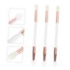 EPIGEIST 3Pcs Dual End Heart Shaped Silicone Eyeshadow Brush for Women Versatile Eye Makeup Tool Smooth Surface Compact Durable and Easy to Use for Blending view 3