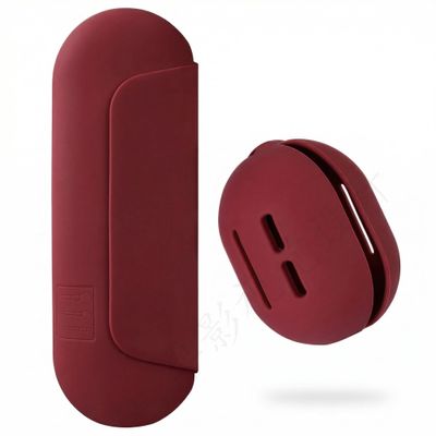 2 IN 1 Silicone Makeup Brush Holder with Beauty Make Up Sponge Holder Case