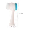 VALICLUD 2pcs Silicone Face and Nose Cleansing Brush Set Double-Sided Soft Brush for Daily Facial Cleaning Ergonomic Design Gentle and Portable for Home Travel Use view 2