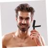 EPIGEIST Manual Beard Razor Set 2pcs Finger Razor for Men Beard Shaver without Blade for Grooming and Detailing and Eyebrows view 3