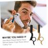EPIGEIST Manual Beard Razor Set 2pcs Finger Razor for Men Beard Shaver without Blade for Grooming and Detailing and Eyebrows view 4