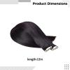 12-Inch Black Tape-in Hair Extensions, 20 Pieces, Straight, Seamless, Invisible, Real Human Hair view 2