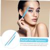 FOMIYES 4pcs Facial Hair Remover Set Spring Razor Eyebrow Shaper Hair Trimmer for Face Chin Cheeks Neck Easy to Use view 3