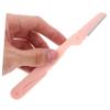 NIYANGLE 3pcs Elegant Eyebrow Razor Makeup Tool Portable for Travel Stainless Steel view 3