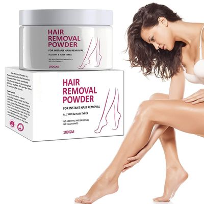 DK Hair Removal Powder For Instant Hair Removal, All Skin & Hair Type Natural & Organic Wax Powder for Women - 100 g