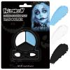 White Black Light Blue Face Body Paint with Applicator, Oil Based Face Painting Kit for Halloween Dead Bride, Blue Alien, Scary Makeup, Cosplay, Costume, SFX Special Effect and Theme Parties view 1