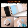 White Black Light Blue Face Body Paint with Applicator, Oil Based Face Painting Kit for Halloween Dead Bride, Blue Alien, Scary Makeup, Cosplay, Costume, SFX Special Effect and Theme Parties view 4