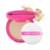 LAMUSELAND Pressed Powder Compact, Oil Control Brighten Skin 6 Colors Face Powder, Whitening Highlighting Face Makeup Tools for Women Girls (CG03) view 1