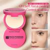 LAMUSELAND Pressed Powder Compact, Oil Control Brighten Skin 6 Colors Face Powder, Whitening Highlighting Face Makeup Tools for Women Girls (CG06) view 3