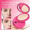 LAMUSELAND Pressed Powder Compact, Oil Control Brighten Skin 6 Colors Face Powder, Whitening Highlighting Face Makeup Tools for Women Girls (CG06) view 4