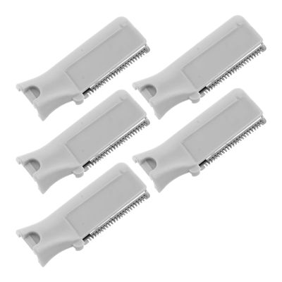 ARTSEWPLY 5Pcs Replacement Blades for Eyebrow Trimmer and Facial Hair Removal Precision Grooming Heads Compatible with Men and Women Convenient Travel Accessories