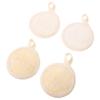 ELAYARD 4pcs Face Exfoliator Loofah Facial Scrub Pads for Women Gentle and Soft for Deep Cleaning view 1