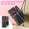 Electric Nail Files, 45000 RPM Professional Nail Drill for Acrylic Nails Gel, Adjustable Speed E File for Nails, Cordless Rechargeable Nail Drill Kit for Manicure Salon Home view 4
