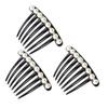 BATHVEVE 3pcs Fashionable Pearl Hairpin Rhinestone Hair Accessories for Women Girls Wedding Party view 1