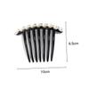 BATHVEVE 3pcs Fashionable Pearl Hairpin Rhinestone Hair Accessories for Women Girls Wedding Party view 2