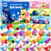 30 Bath Bombs for Kids with Toys Inside, Kids Bath Bombs Gift Set with 30 Sea & Land & Sky Animal Surprise Toy, Bubble Bath Toys, Valentine Gifts for Girls Boys, Birthday Gifts view 1