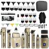 Bomxin Professional Hair Clippers for Men T-Blade Barber Clippers and Trimmer Set Nose Hair Trimmer Foil Shavers for Men Clippers for Hair Cutting, LCD Display view 1