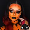 Black Red Orange Face Body Paint with Applicator, Face Painting Kit for Halloween Makeup, Pumpkin, Tiger Costume, Cosplay,Theme Parties, Dress Up - Compact & Portable view 2