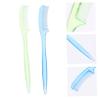 ELAYARD 100pcs Mini Eyelash and Eyebrow Comb Set Single-Sided Eyelash Brushes for Makeup Application for Personal Use Random Color view 2