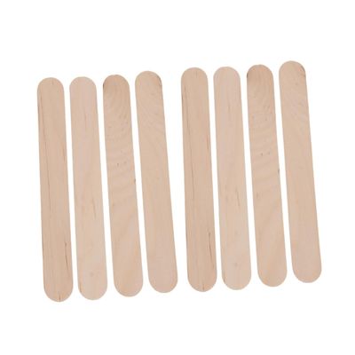 BATHVEVE 50Pcs Wax Applying Sticks Wooden Hair Removal Spatula Tongue Depressors for Salon and Home Use Safe Material for Easy Waxing and Hair Removal