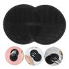 DECORNIJIA Makeup Brush Cleaner Pad Silicone Cleaning Mat for Makeup Brushes Convenient Practical Tool for Home Use Suitable for Women Excellent Cleaning Performance for Eyeshadow view 4