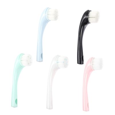 BATHVEVE Facial Cleansing Brush Set 5pcs Soft Bristles Manual Face Massager for Skin Types for Daily Use and Makeup Removal Random Color