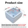 AYHARYLH Pedicure Foot Spa,Acrylic spa Footbath, Nail Salon Pedicure, Massage Pedicure Bowl Salon,for Soaking Feet Foot Bath Basin view 2