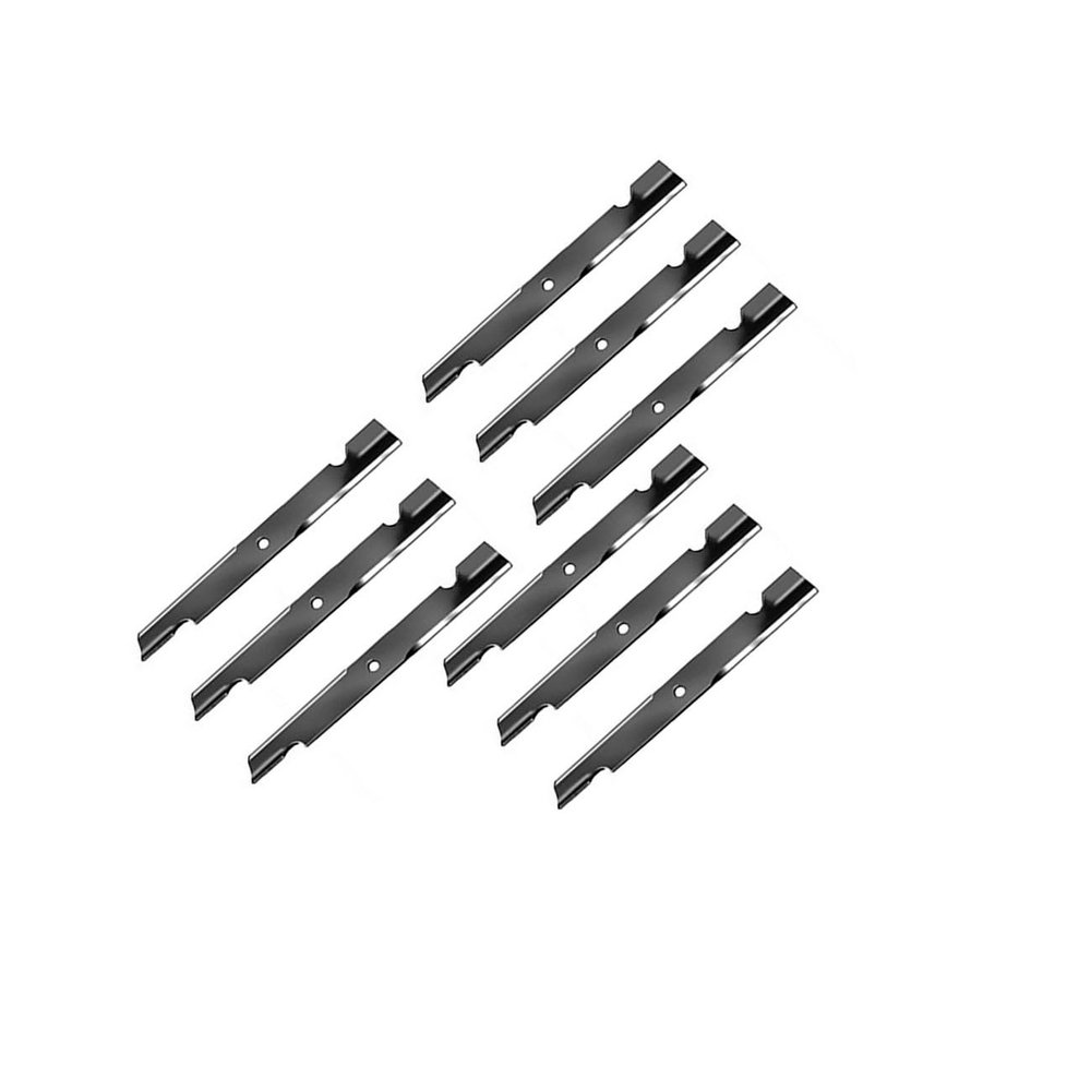 Replacement part fits 9 Notched High Lift Blades 103-6403-S Fits Exmark 60" Cut Ct Front Runner 11224 CHStet43050