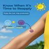 160 Pcs UV Stickers for Sunscreen Reapply Reminder Know When to re-Apply Sunscreen, UV Detection Stickers Waterproof (Ball Style) view 2