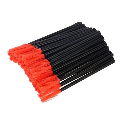 50PCS Silicone Eyelash Brush Eyelashes Comb Mascara Applicator Eyebrow Brush Makeup Beauty Tool Portable Detachable Design for Professional Makeup Artists And Home Use